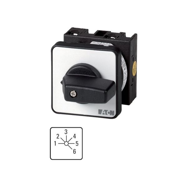 T0-3-180/E Step switches, T0, 20 A, flush mounting, 3 contact unit(s), Contacts: 6, 45 °, maintained, Without 0 (Off) position, 1-6, Design number 180 image 4