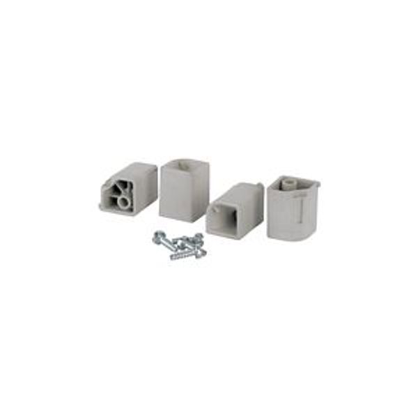 ECK-SET-CI Set of branding strip cornerpieces, complete with screws for Ci image 2