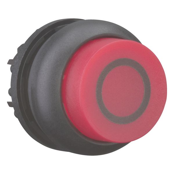 M22S-DRLH-R-X0 Illuminated pushbutton actuator, RMQ-Titan, Extended, maintained, red, inscribed, Bezel: black image 7