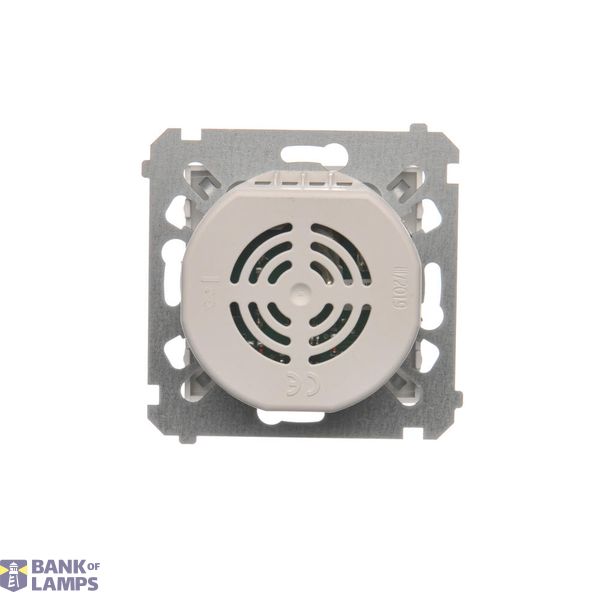 Two gang switch, (module), 10AX, quick connection, Silver matt, metalic image 1