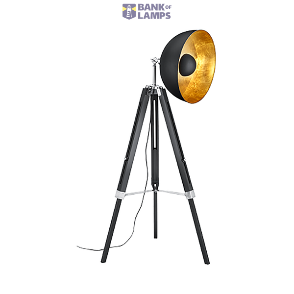 Liege floor lamp E27 black image 1