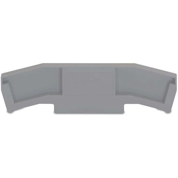 End and intermediate plate 5 mm thick gray image 1
