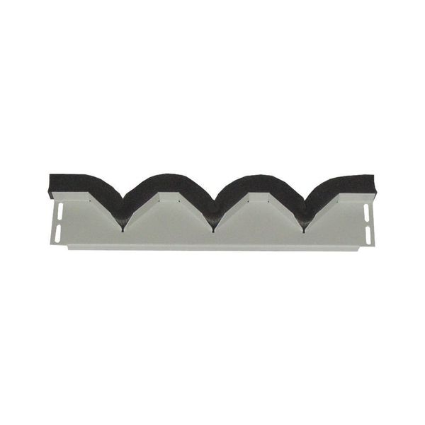 XLST2J4D Bottom/Top coverstrip 105mm long, 75mm blind + 30mm jagged foam gasket, IP20, for 425mm Sectionwidth image 3