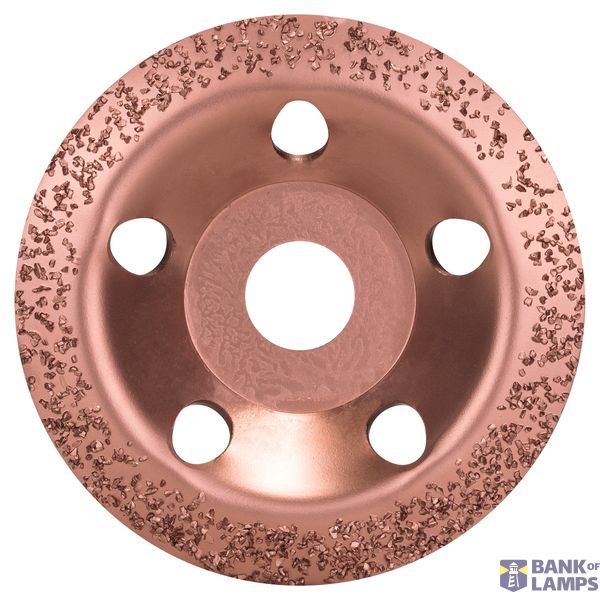 Tungsten carbide grinding head 115 x 22.23 mm; medium, angled image 1
