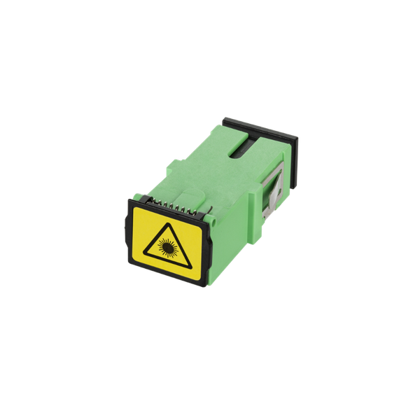 OpDAT adapter SC-Simplex APC OS2 with shutter image 3