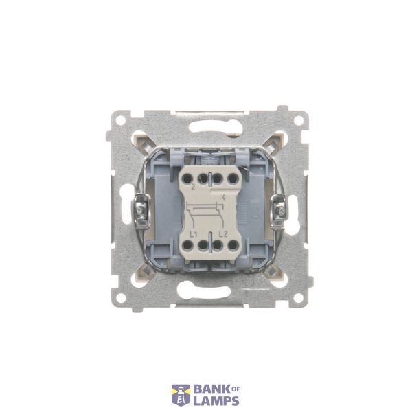 HDMI double socket, module, graphite mat, HDMI Standard: HDMI 2.1 image 1