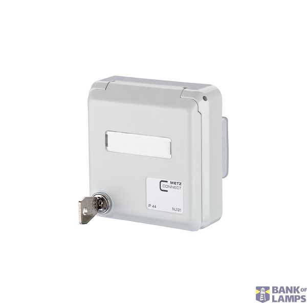 E-DAT modul IP44SG flush mounted housing gray unequipped image 2