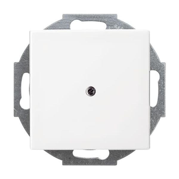 Blind central plate with support ring Busch-balance® SI image 1