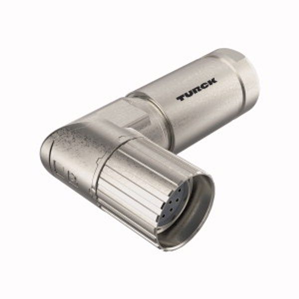 Field-Wireable Connector Female M23 × 1, Angled   FW-CWKSM1717-P-C-0314 image 2