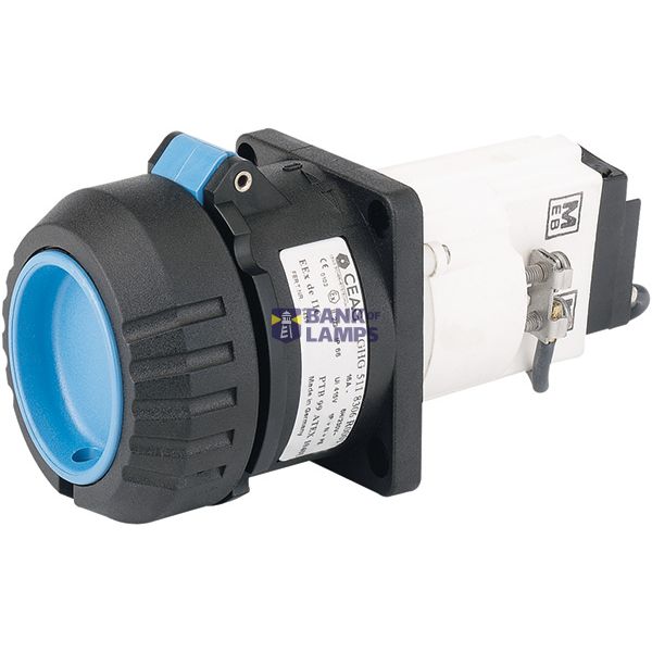 FLANGE SOCKET 20A-4POL-5H/600V image 4