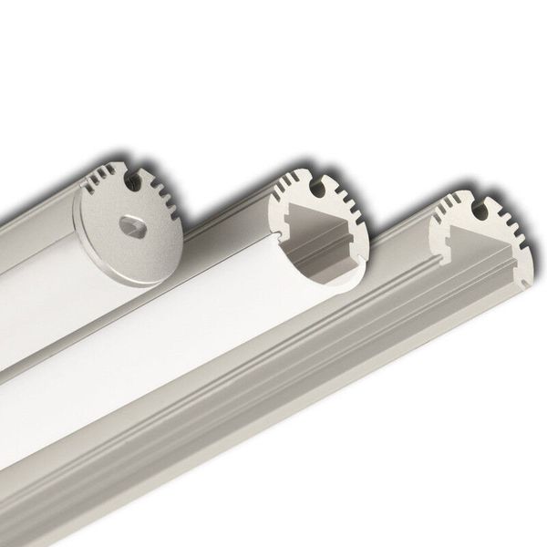 Hanging aluminum profile ZX, d21 mm, without diffuser, 2 m image 1