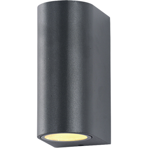 Outdoor Wall Light without Light Source 2xGU10 IP65 Round Anthracite THORGEON image 1