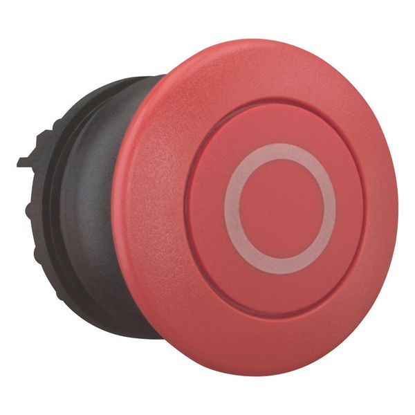 M22S-DRP-R-X0 Mushroom actuator, RMQ-Titan, Mushroom, maintained, Mushroom red, red, inscribed, Bezel: black image 13