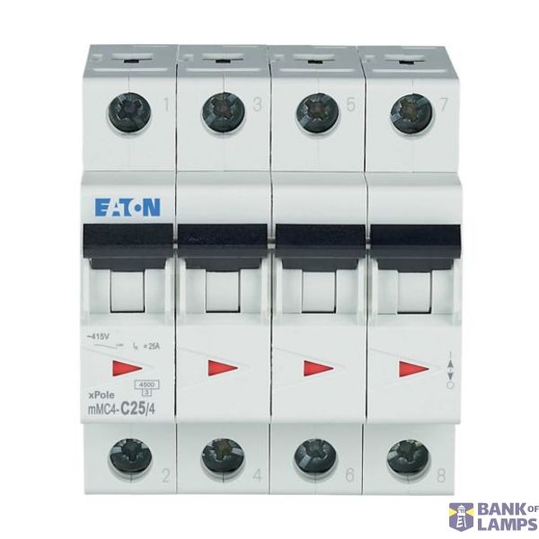mMC4-C25/4 Eaton Moeller series xPole (Style 5) - mMC4/6/M MCB image 1