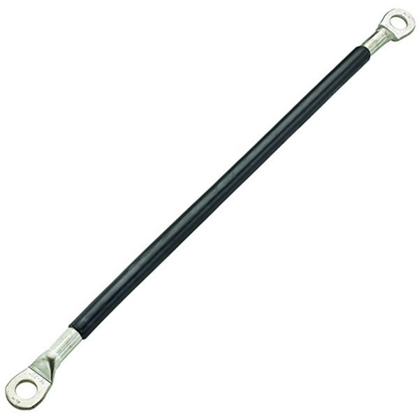 Steel rope earthing connector, cable lug on both ends D 17mm L 500mm image 1