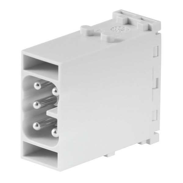 Signal module, 400 V, 16 A, Number of poles: 5, PUSH IN with actuator, Male, Required plug-in slots: 1 image 1