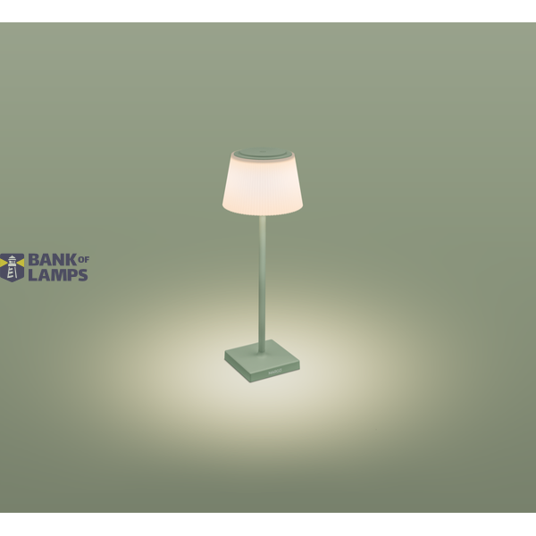 LAMP. DA TAVOLO MARGÒ RICAR. VERDE SALV image 1