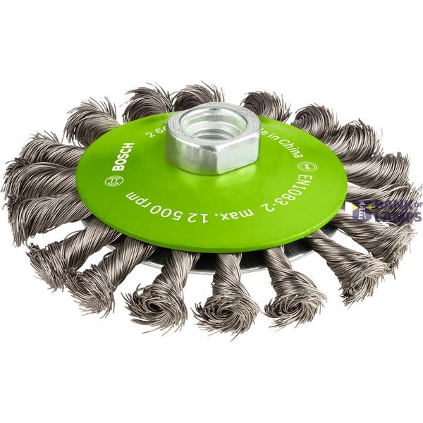 Bevel Brush Knotted 115 Stainless image 1