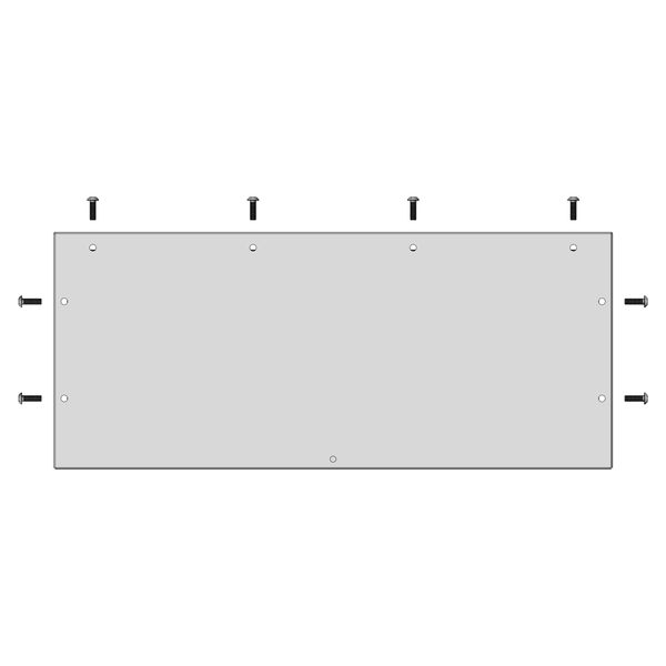 WSA Blind gland plate type L, gland plate cutout W520 D200mm image 1