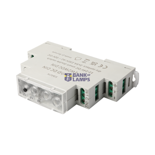 Dual controller with built-in energy measurement, controlled by a smartphone [Wi-Fi] - switchBoxD DIN, 2 x 5A, (DIN rail) image 1