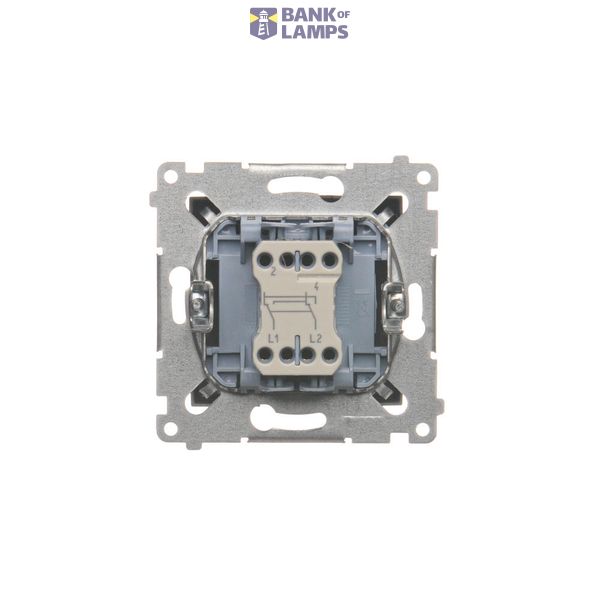 HDMI 2.1 socket + computer socket RJ45 cat.6, module, white matt, HDMI Standard: HDMI 2.1 image 1