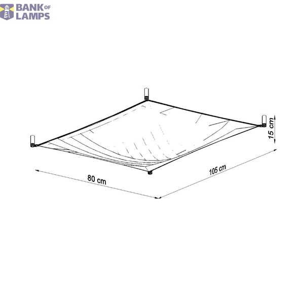CEILING LAMP LUNA 1 WHITE G13 2X9W IP20 image 3