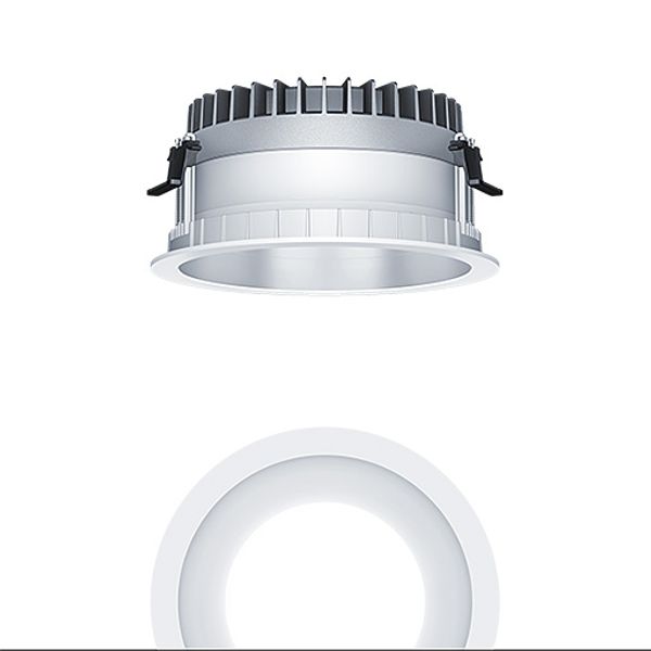 PANOS R R200 3k-840 SWI H SPC WH - LED ceiling-recessed luminaire image 1