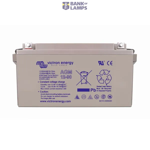 Victron Energy Akumulators 12V/90Ah AGM Deep Cycle Batt. image 1