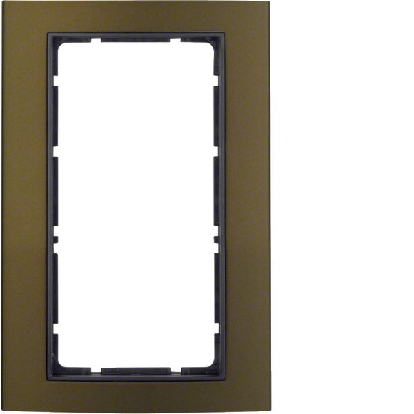 Frame l. cut-out, B.3, al. brown/ant. matt, al. anodised image 1