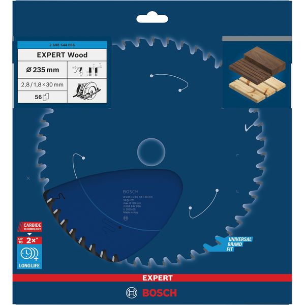 Circular saw blade Expert for Wood 235 x 30 x 2,8 mm, 56 image 1