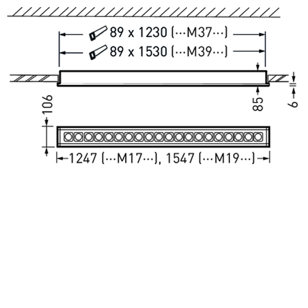Recessed luminaires Creavo C Lens White ETDD 23W 3800lm IK03 3 SDCM 7694051 image 1