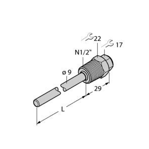 Accessories Thermowell   THW-6-N1/2-A4-L300 image 1