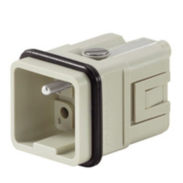 HDC insert, Male, 230 V, 20 A, Number of poles: 5, Crimp connection, Size: 1 image 1