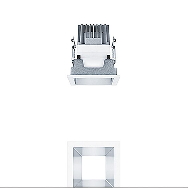 PANOS EVO Q100H 15W 840 SWI SM WH - LED ceiling-recessed luminaire image 1