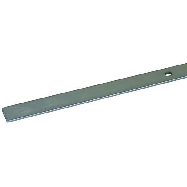 Connection lug Fl 30x3.5 mm StSt (V4A) L 3000 mm with 5 bores 6.5x12 m image 1