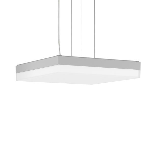FLAT SLIM square, 27...40 W, 2950...4500 lm, 830, 840, silver, on/off  image 1