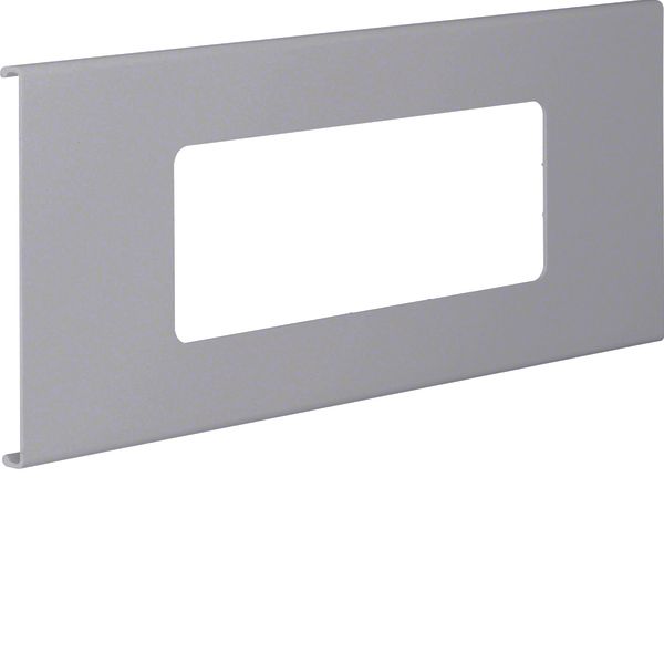 Pre-cut lid 3gang, FB 60150, grey image 1