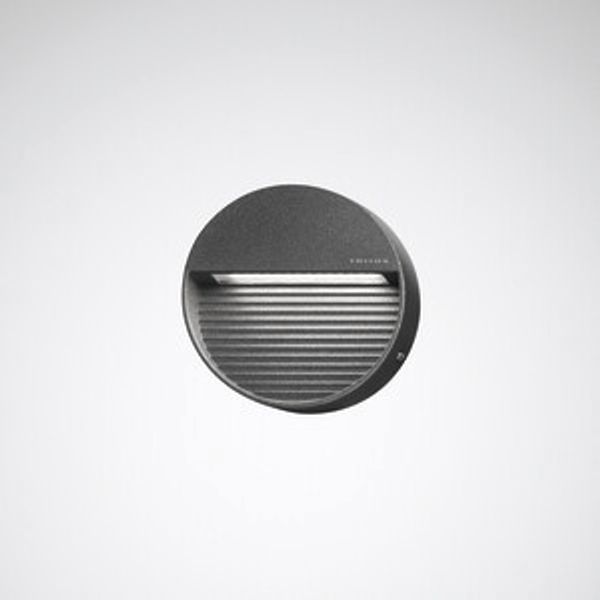Wall and ceiling luminaire Invego Circ Lens Anthracite 5W 165lm 90 asymmetric medium wide (AM) IP65 IK08 3 SDCM image 1