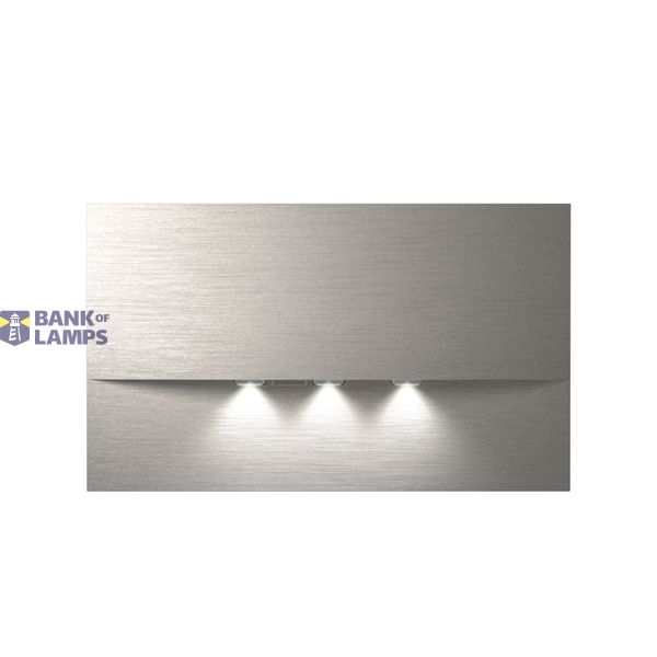 Emergency lum. WAF stainless steel look 3x1W ERT-LED 3h 230V image 2