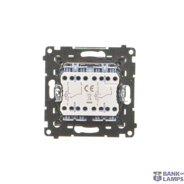 Double frame, metal, inox dark image 1