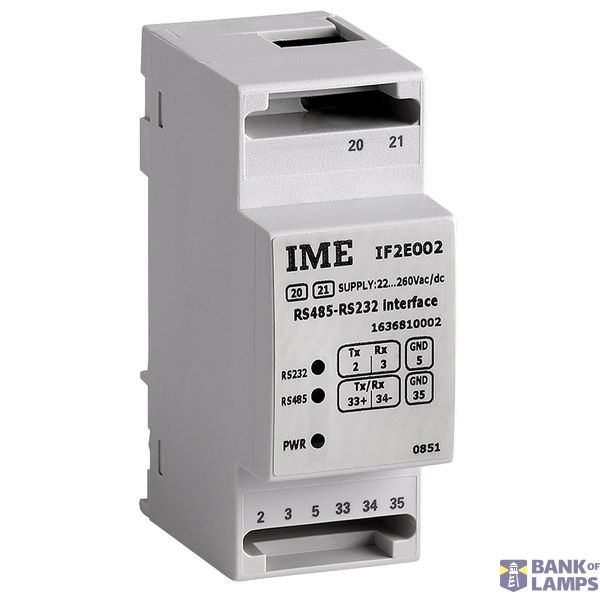 Communication interface for repetition RS485 - Output: RS485 - Aux: 24Vac / 20÷60Vdc image 1