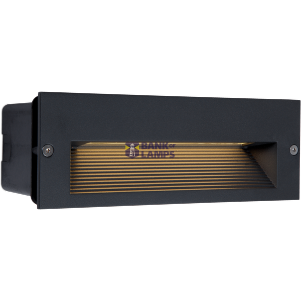 Ledge Recessed Brick Light 10W 35° 4000K Black image 1