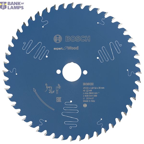 Circular saw blade Expert for Wood 220 x 30 x 2,6 mm, 48 image 1