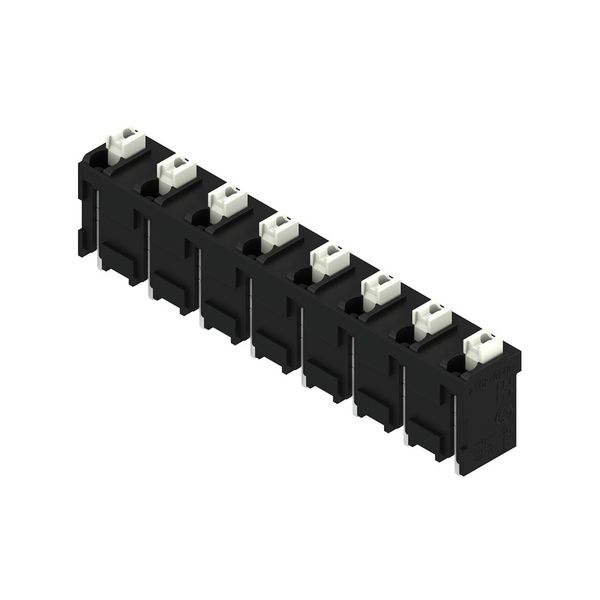 Printed circuit board terminals, 7.50 mm, Number of poles: 8, 180°, Solder pin length (l): 1.5 mm, black, PUSH IN with actuator, Clamping range, max. : 1.5 mm², Tube image 2