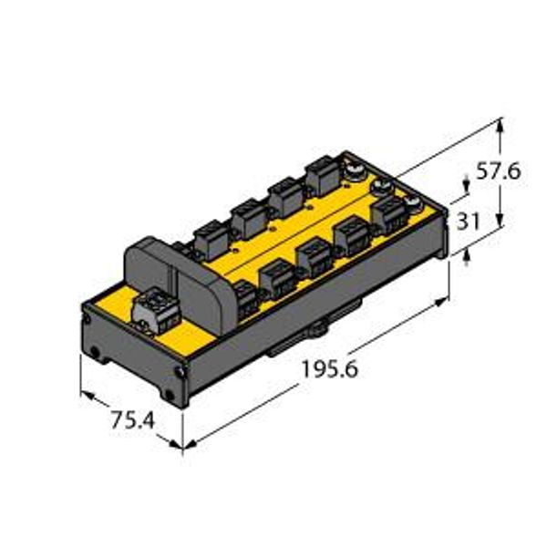 IP20 Junction Box with Short-Circuit Protection, 10-Channel FOUNDATION Fieldbus and PROFIBUS-PA   JRBS-40DC-10RV image 1