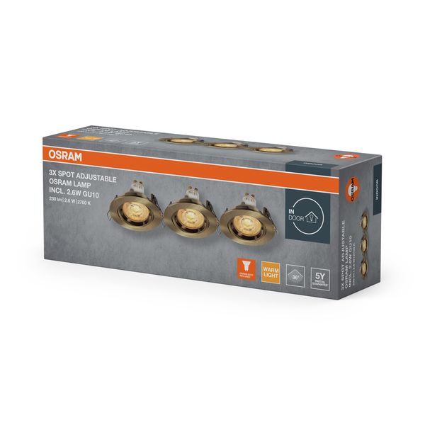 SPOT SET ADJTWIST 2.6W827GU10GBFS3 OSRAM image 2