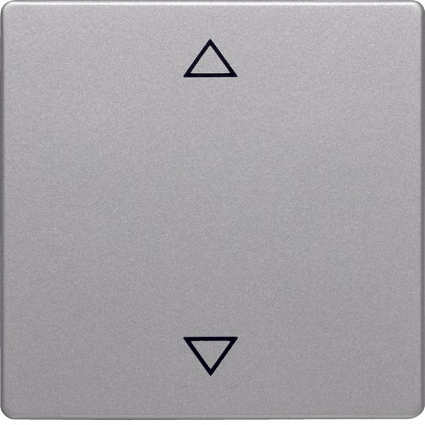 Rocker with imprinted symbol arrows, Q.1/Q.3, aluminium velvety, lacqu image 1