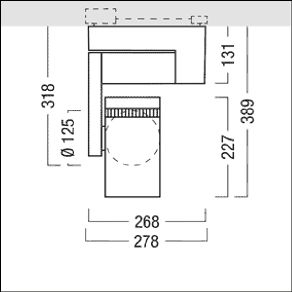 AGILIO 5000-940 CRMX/ IQ 3CD SP-WFL WH - LED spotlight image 2