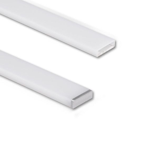 Attached aluminum profile PB1 17x5mm without diffuser 2m image 1