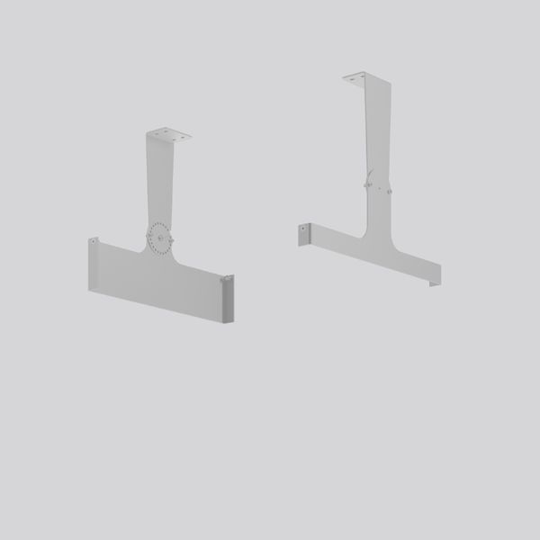 Installation element L 403 B 61 H 346 colour: silver image 2